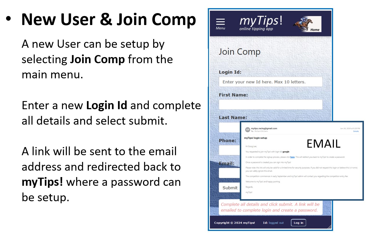 myTips New User Join